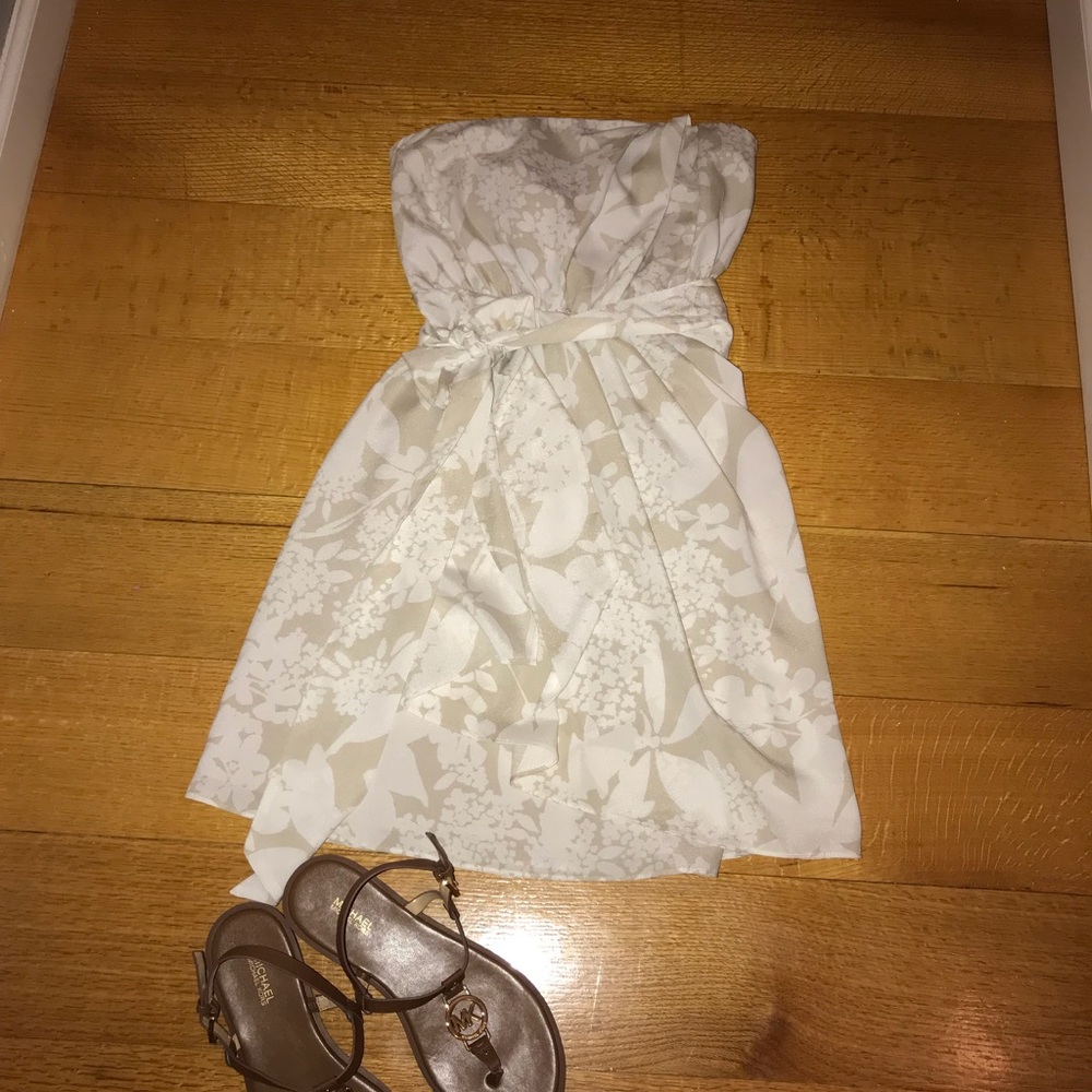 Express strapless dress